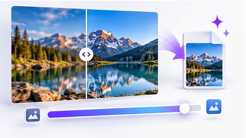 Compress JPG files without losing quality