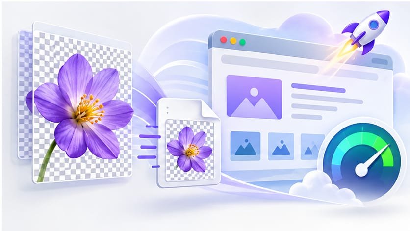 Optimize PNG images for a faster website
