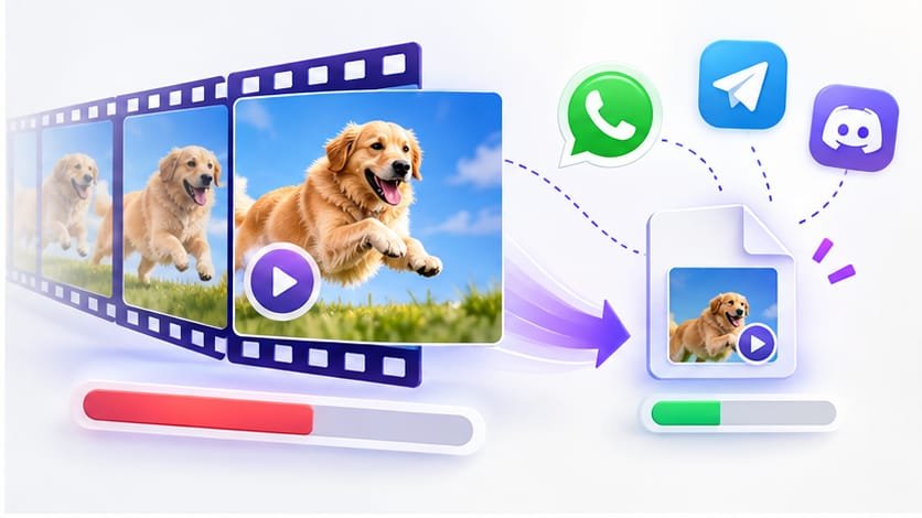 Reduce GIF file size for WhatsApp, Telegram and Discord